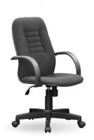 Кресло для руководителя Пилот-У-2 серая ткань  - Интернет-магазин мебели 72, Тюмень