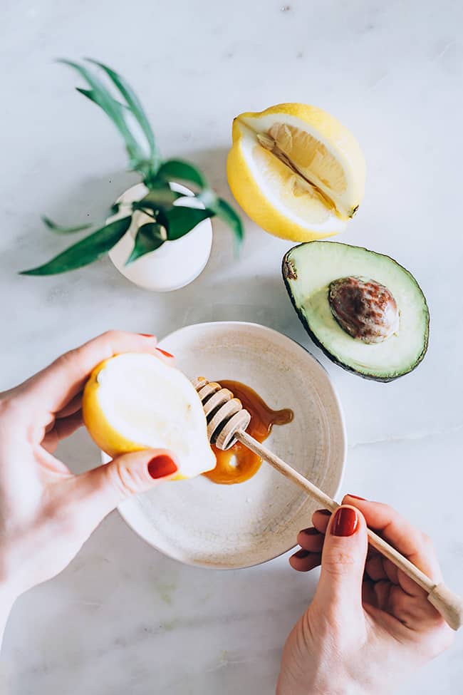 Avocado and Lemon Spot Treatment Mask 