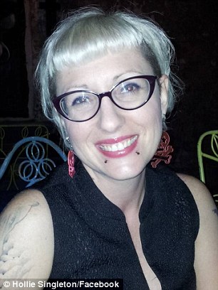 Hollie Singleton (pictured), a young mother-of-two from Norman Park in Brisbane