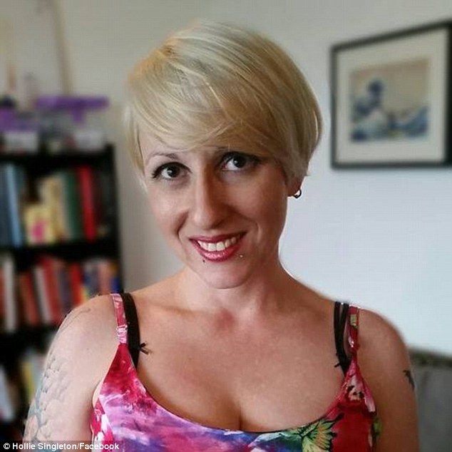 Hollie Singleton (pictured), a young mother-of-two from Norman Park in Brisbane