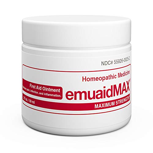 EmuaidMAX Ointment - Antifungal, Eczema Cream. Maximum Strength Treatment. Use Max Strength for Athletes Foot,...