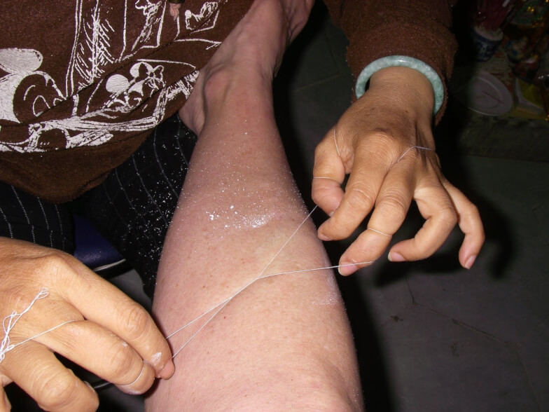 Этапы проведения тридинга - Подготовка кожи