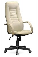 Кресло для руководителя Пилот-2 бежевая ЭКО кожа - Интернет-магазин мебели 72, Тюмень